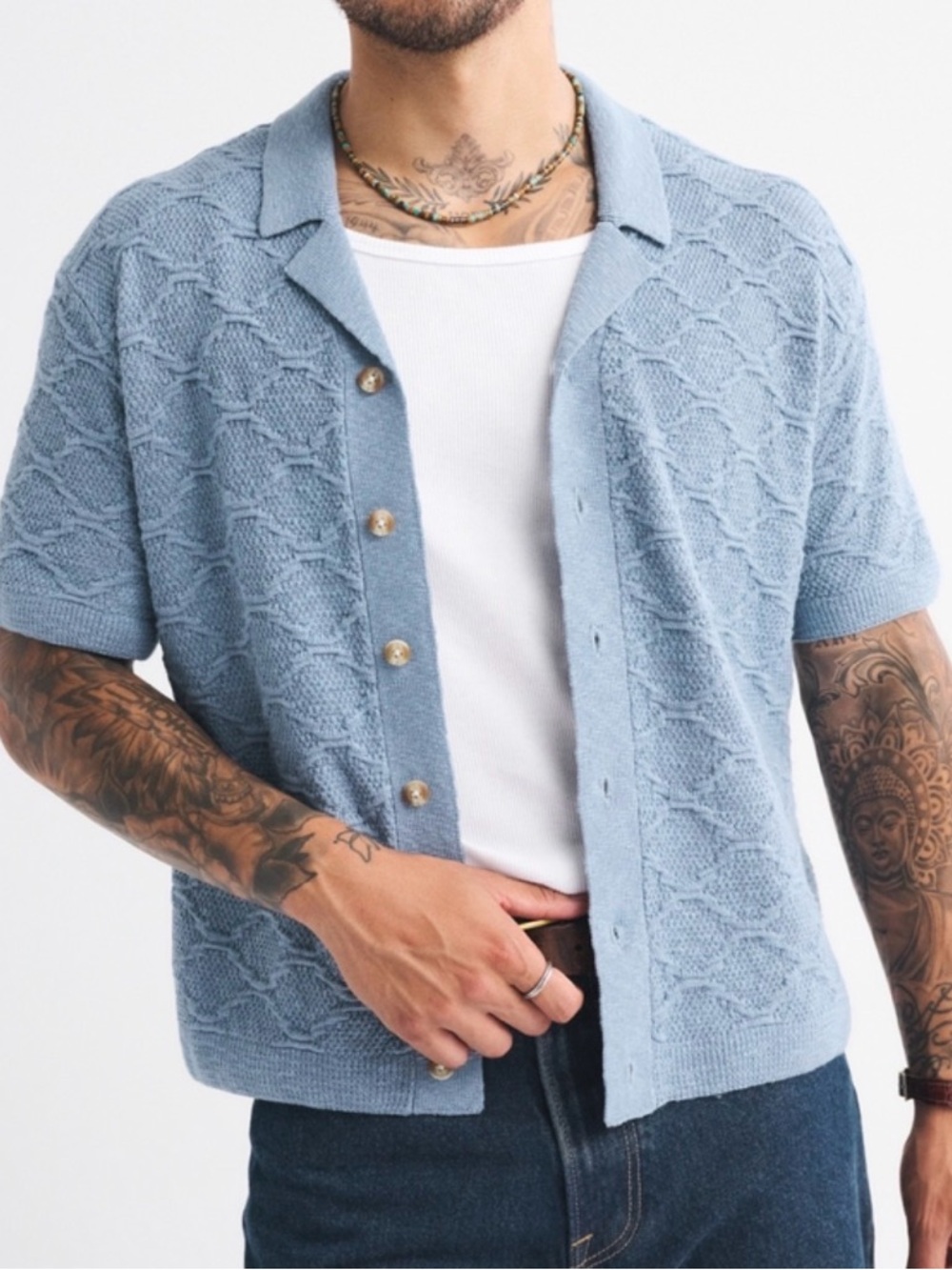 Abercrombie Sweater Button Down